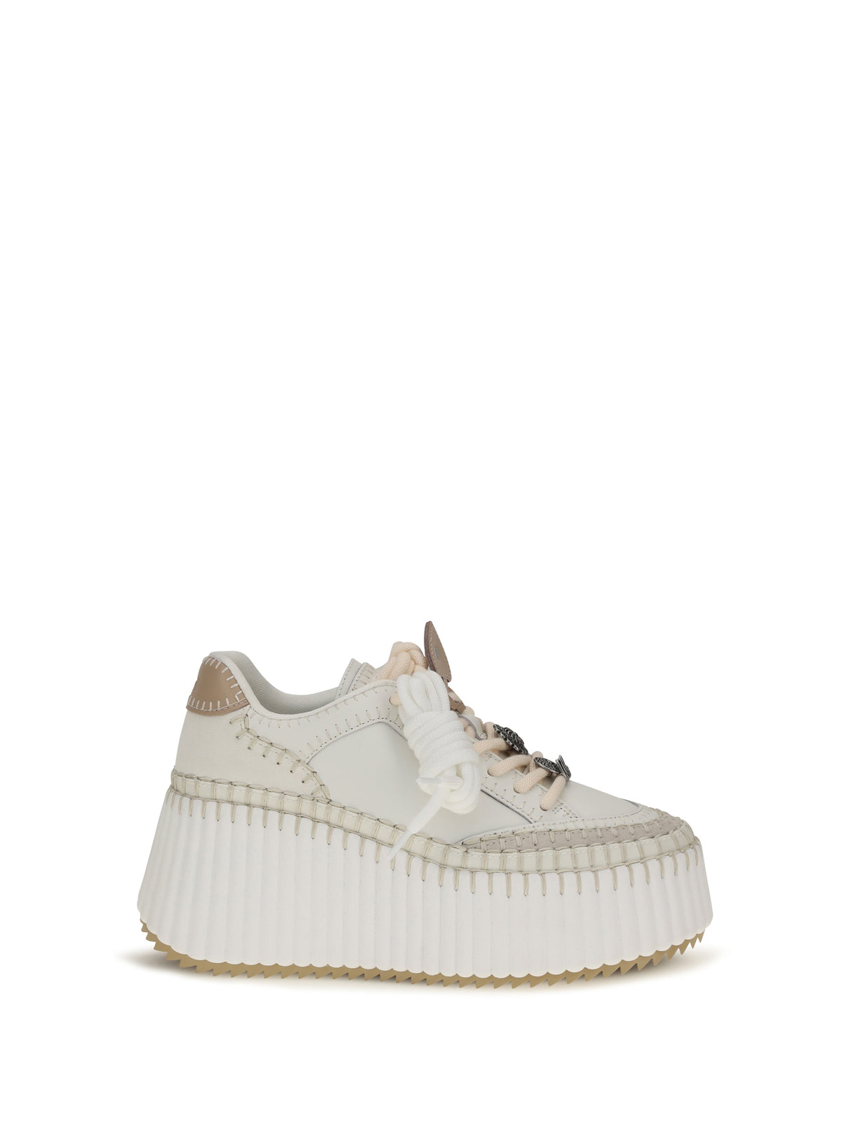 Chloé Nama platform Sneakers - Lovely White