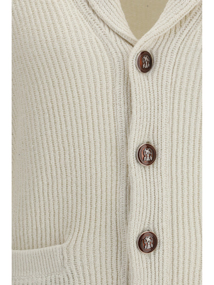 BRUNELLO CUCINELLI Ribbed Cardigan