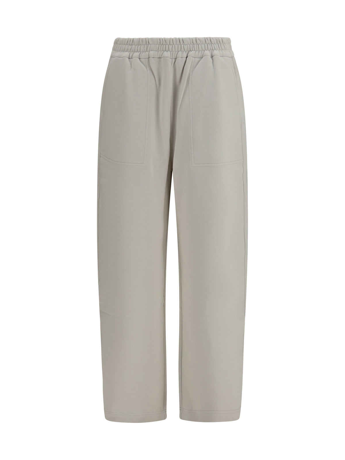 Brunello Cucinelli Cotton Track Pants - Warm White