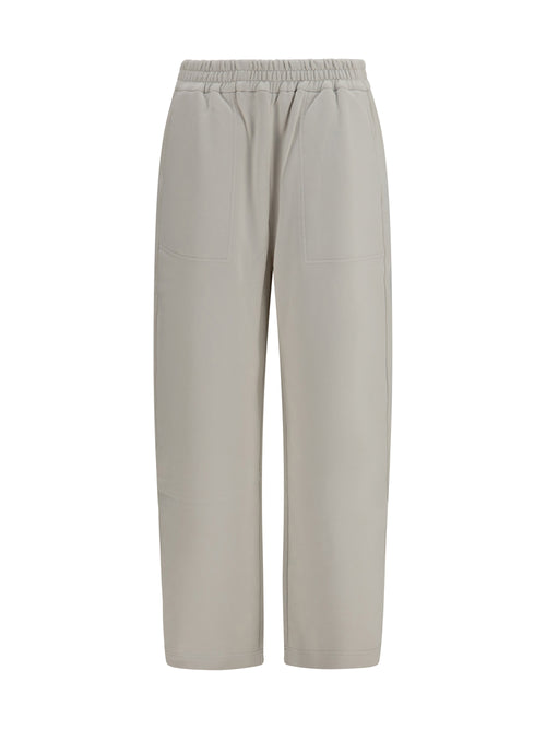 Brunello Cucinelli Cotton Track Pants - Warm White