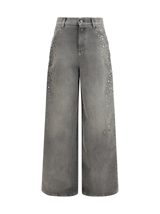 GOLDEN GOOSE Melody stud degraded Jeans