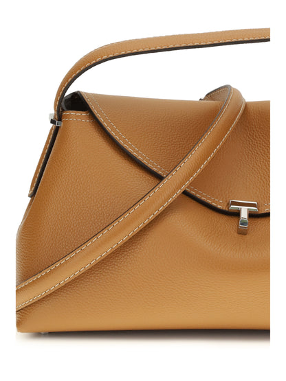 Toteme T-lock Handbag - Tan