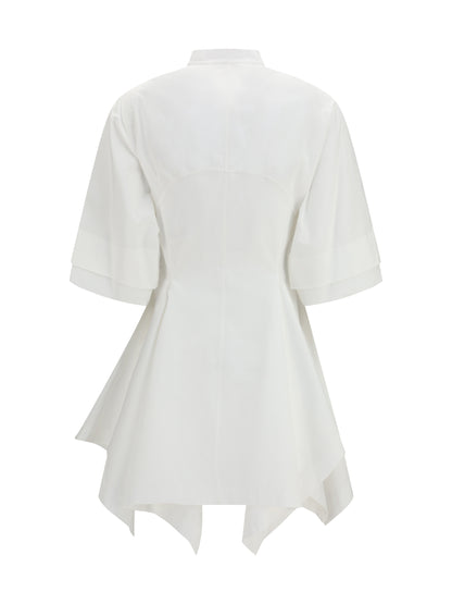 ALAÏA Panelled Poplin Dress