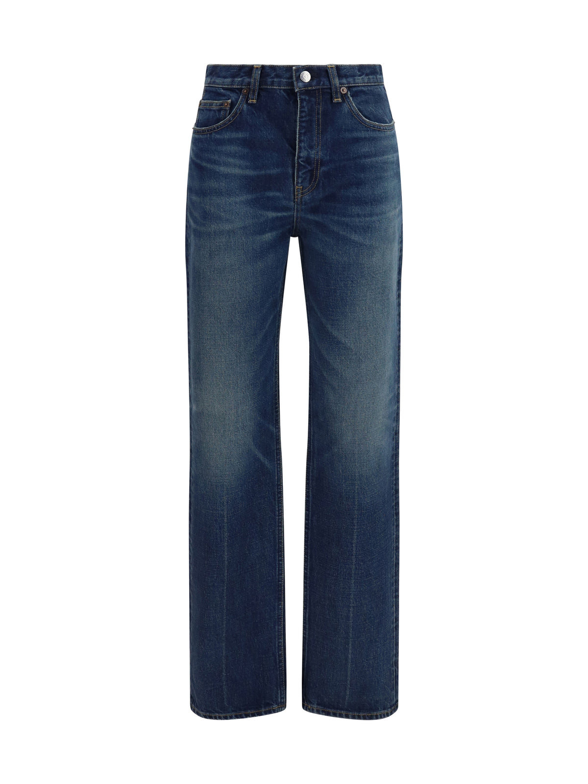 Toteme Straight-leg denim Jeans - Faded Blue