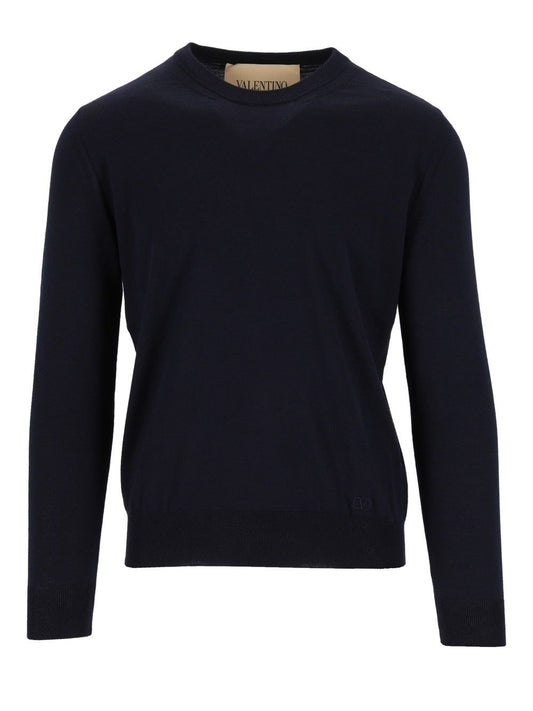 Valentino Garavani Vlogo Signature Jersey - Blue