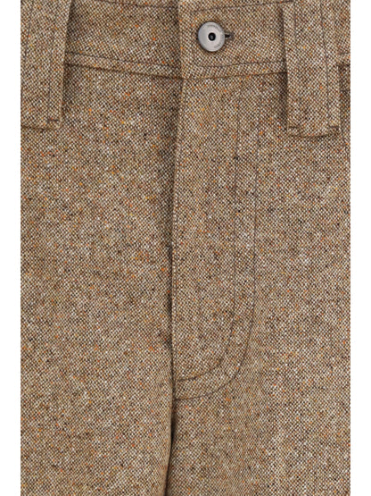 Brunello Cucinelli Tailored wool-blend Pants - Olio
