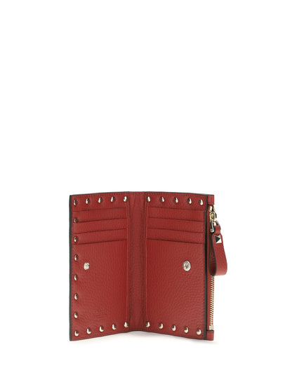 VALENTINO GARAVANI Rockstud animalier Coin Purse