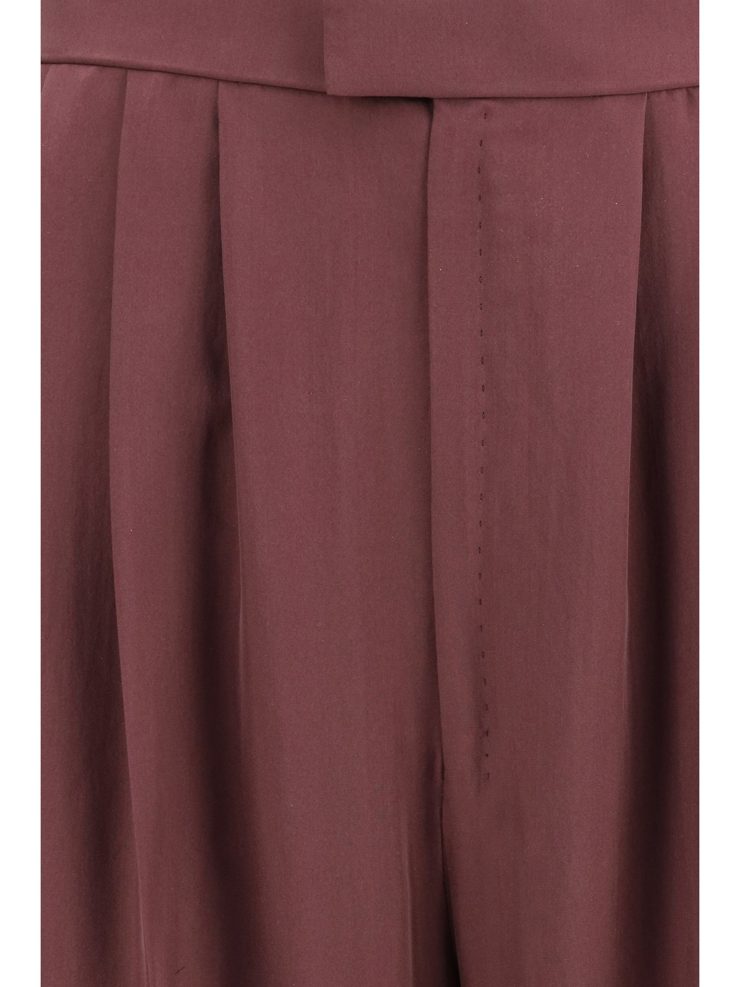 SAINT LAURENT Habutai silk tailored Pants