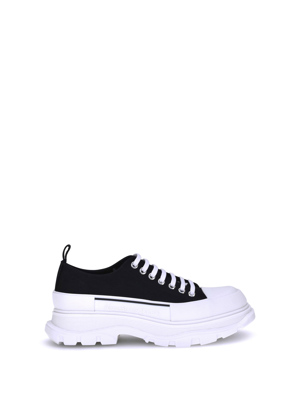 Alexander Mcqueen Tread Slick Sneakers - Black/White