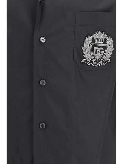 DOLCE & GABBANA Hawaii Shirt in cotton poplin