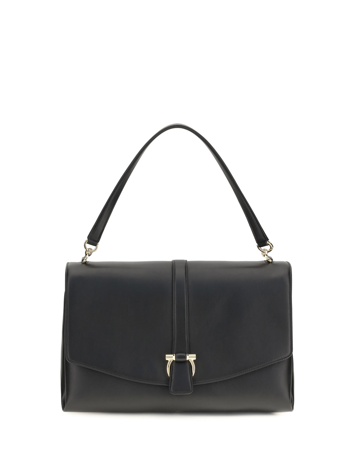 Ferragamo Large Mia Shoulder Bag - Black