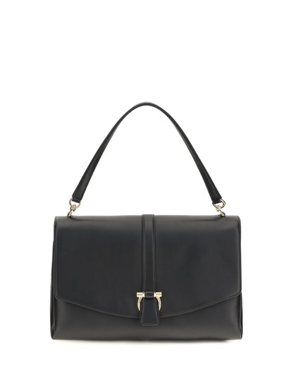 Ferragamo Large Mia Shoulder Bag - Black