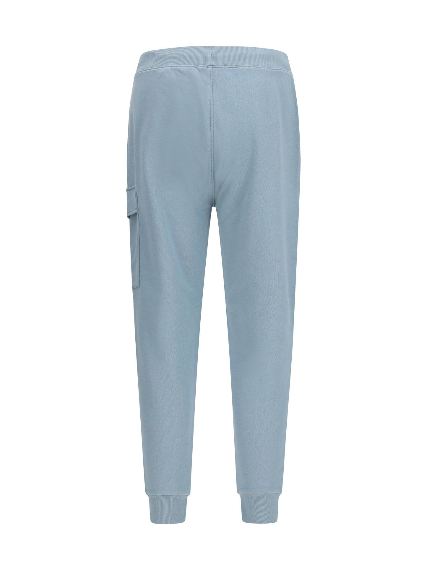C.P. COMPANY Diagonal raised fleece cargo lens Sweatpants