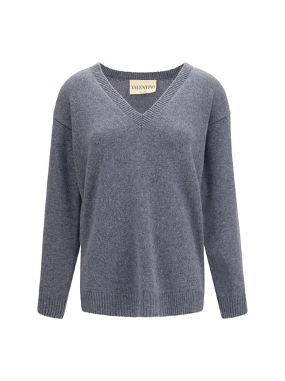Valentino Cashmere Sweater - Grey Melange