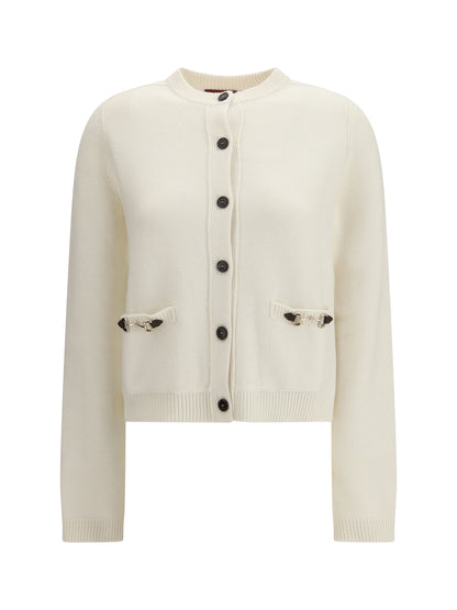 Gucci Wool and cashmere Cardigan - White/Mix
