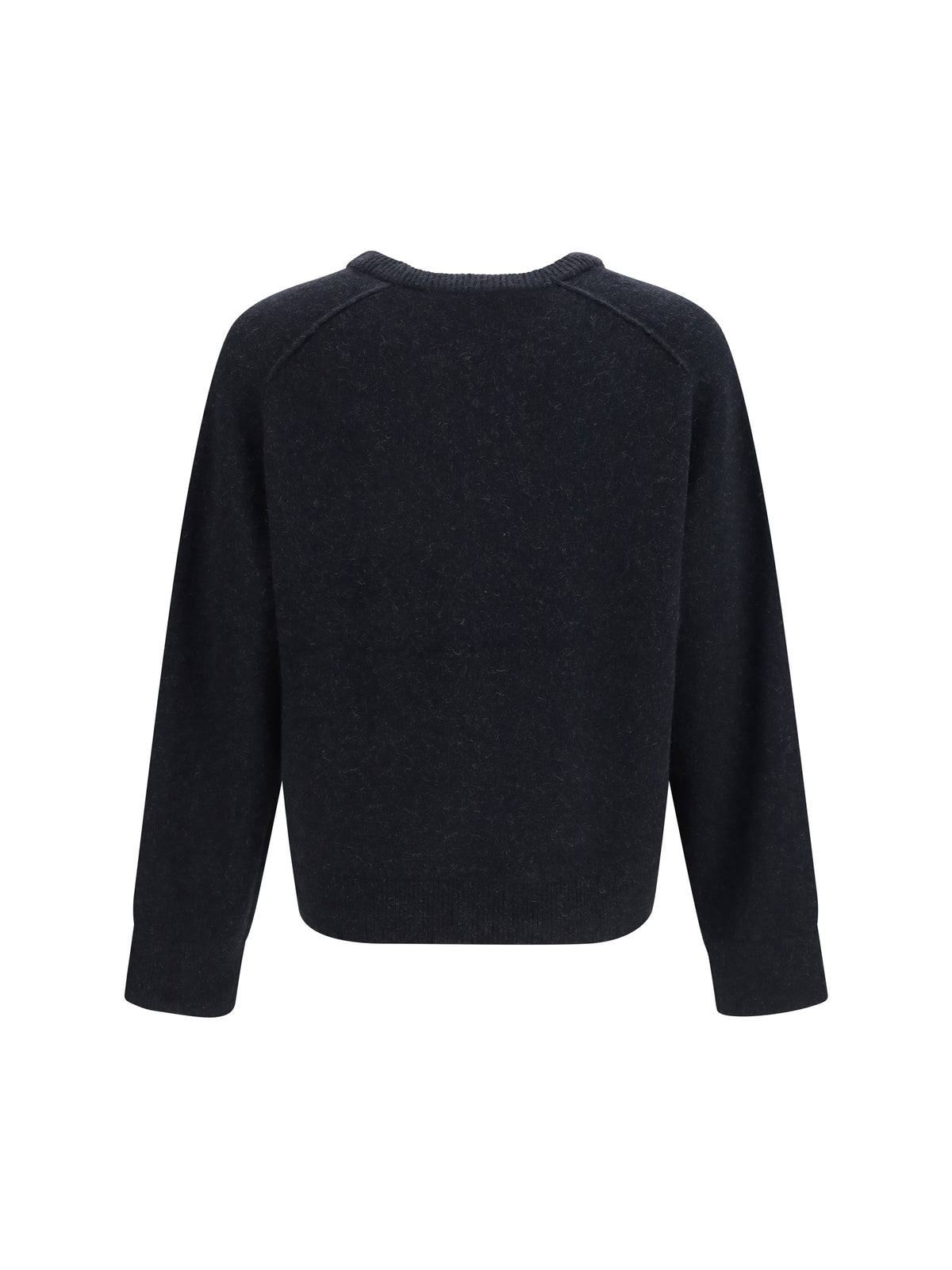 Acne Studios Camel hair V-neck Sweater - Black