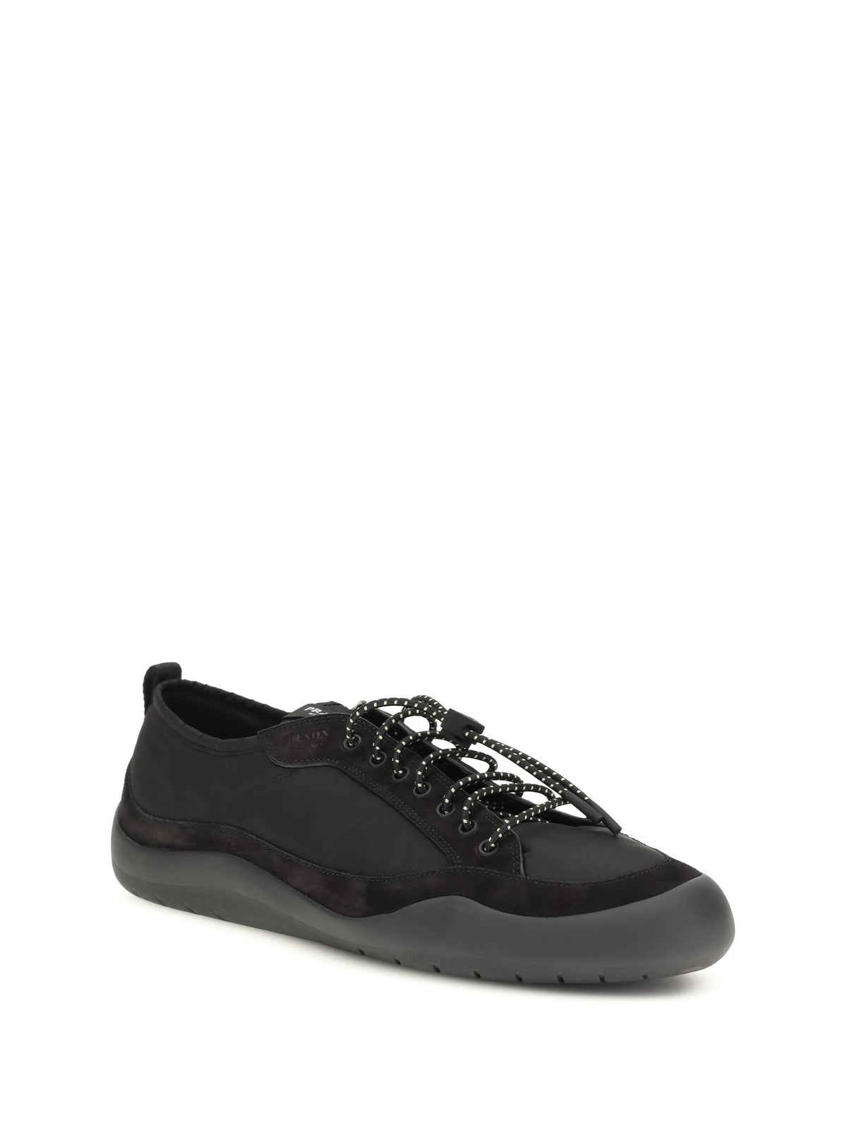 Prada Leather and fabric Sneakers - Black