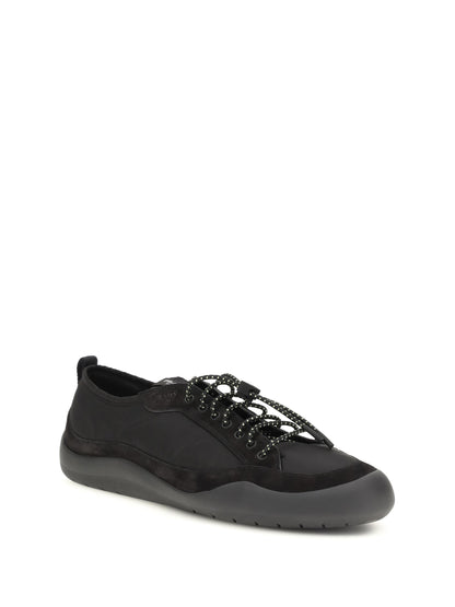 Prada Leather and fabric Sneakers - Black