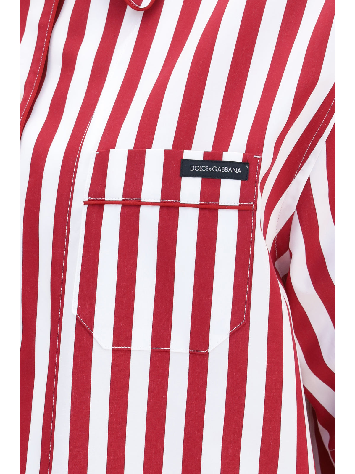 Dolce & Gabbana Striped cotton Shirt - White/Red