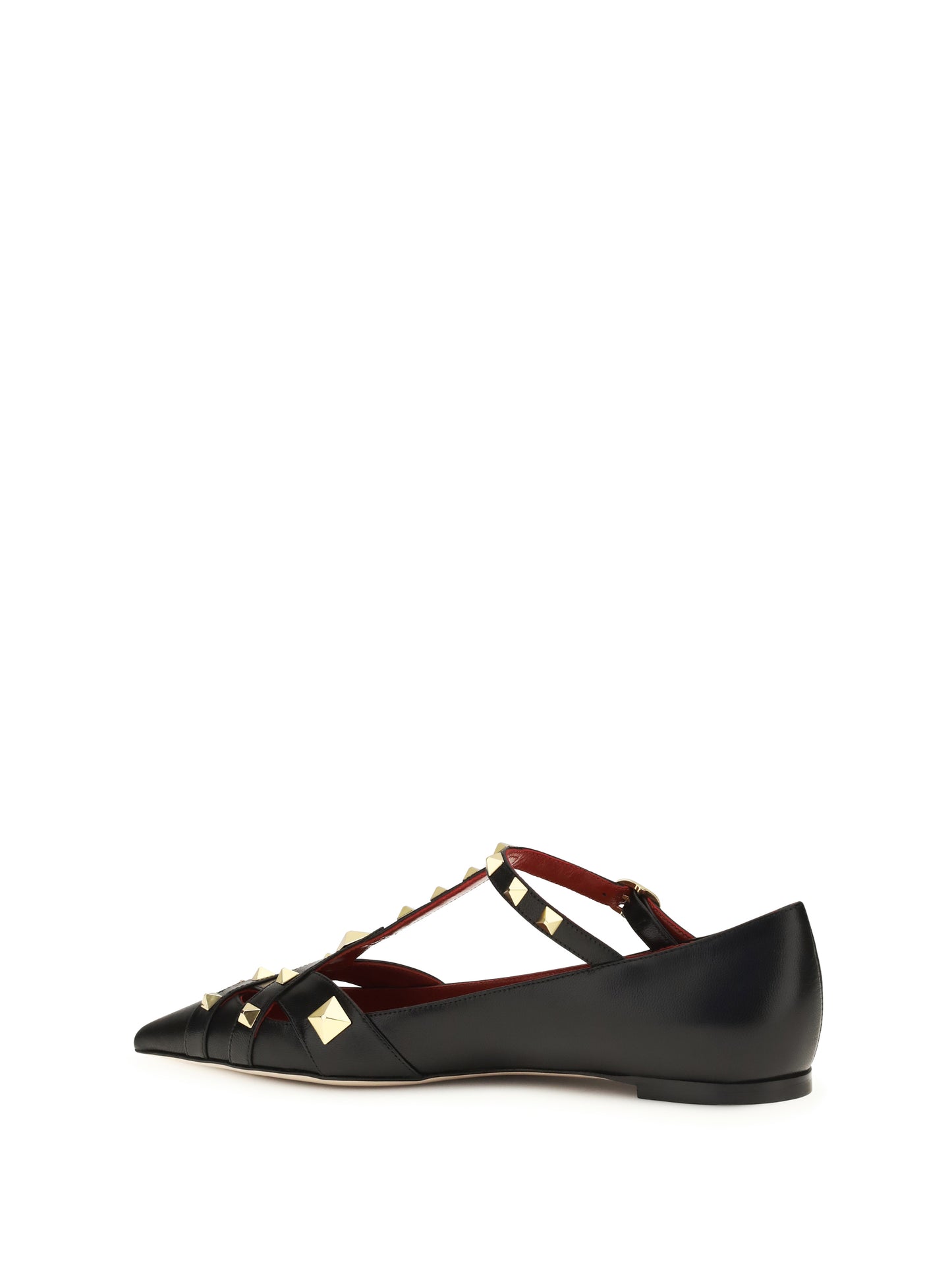 VALENTINO GARAVANI Studdy Ballerinas in kidskin