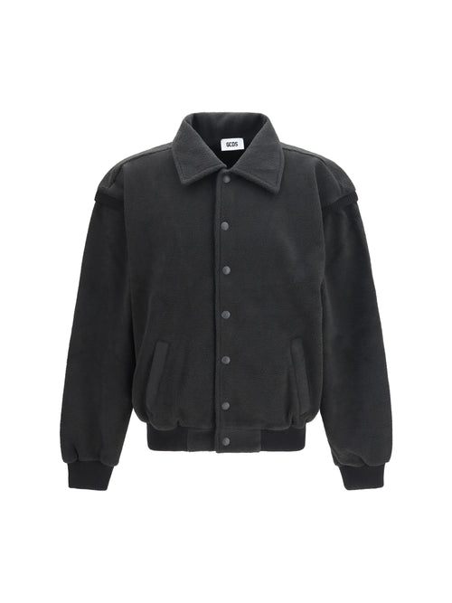 GCDS Varsity Logo Lounge Jacket - Black/Black