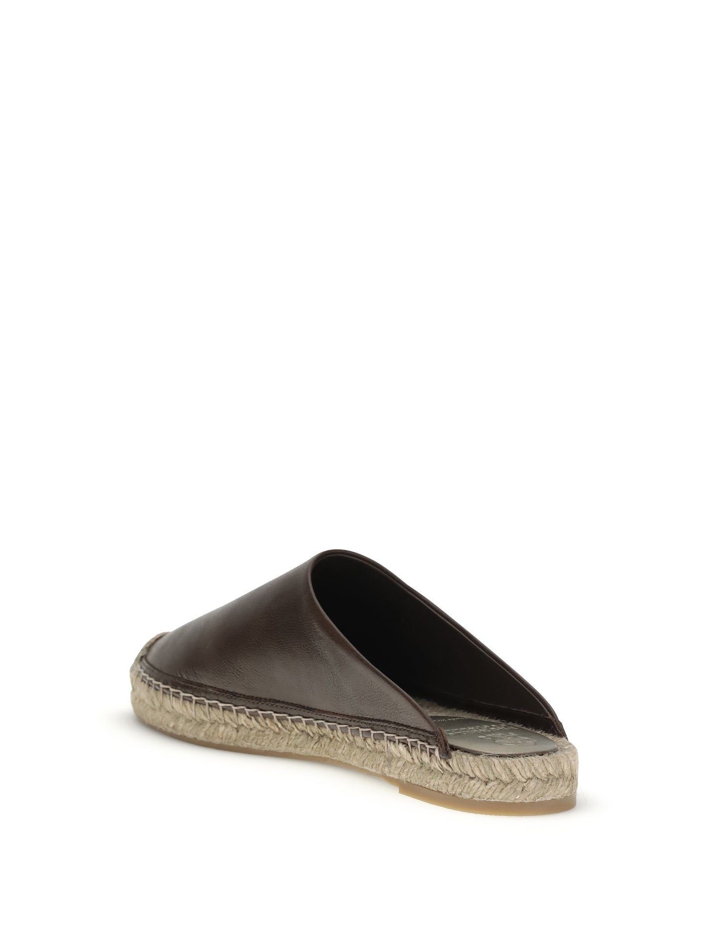 BRUNELLO CUCINELLI Leather Espadrilles Mules