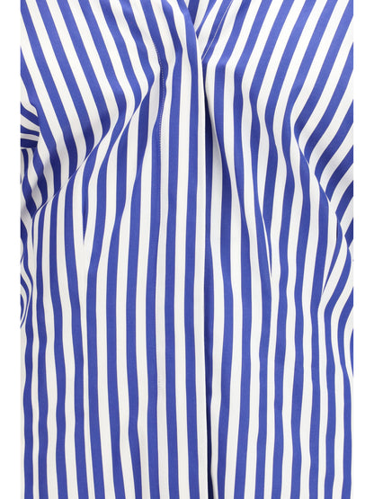Givenchy Open cotton Shirt - Electric Blue/White