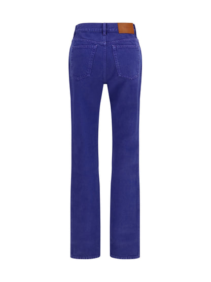Chloé Cotton denim Pants - Royal Indigo