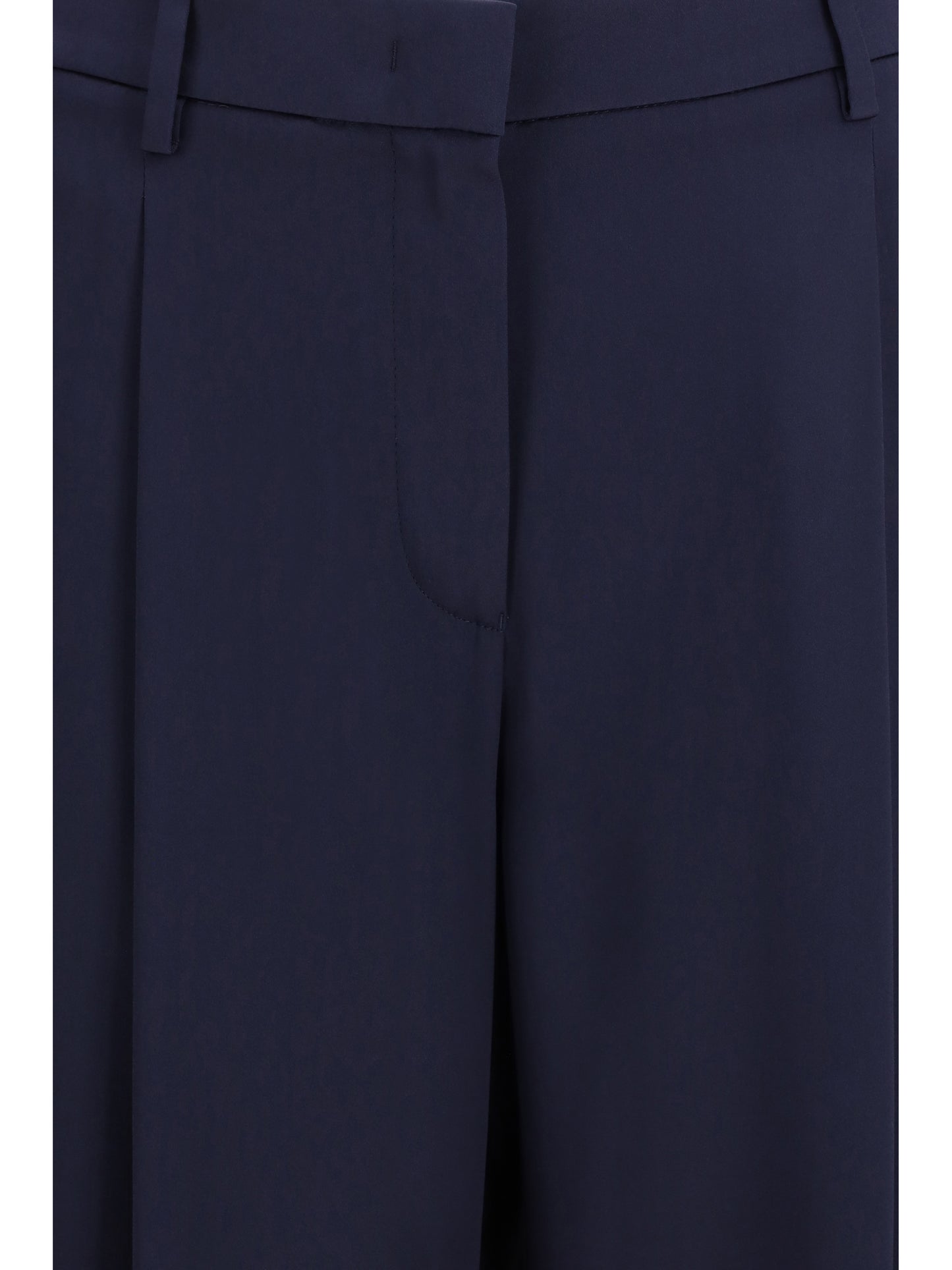 GIORGIO ARMANI Pleated silk Pants
