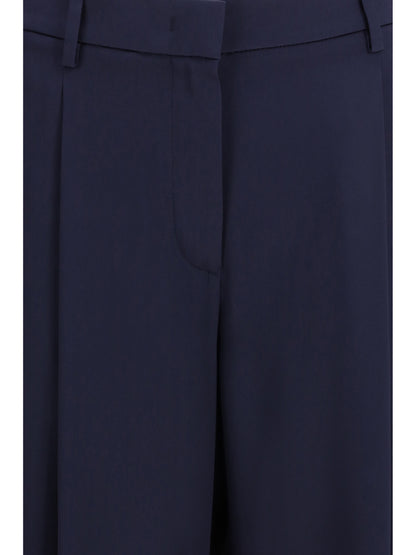 GIORGIO ARMANI Pleated silk Pants