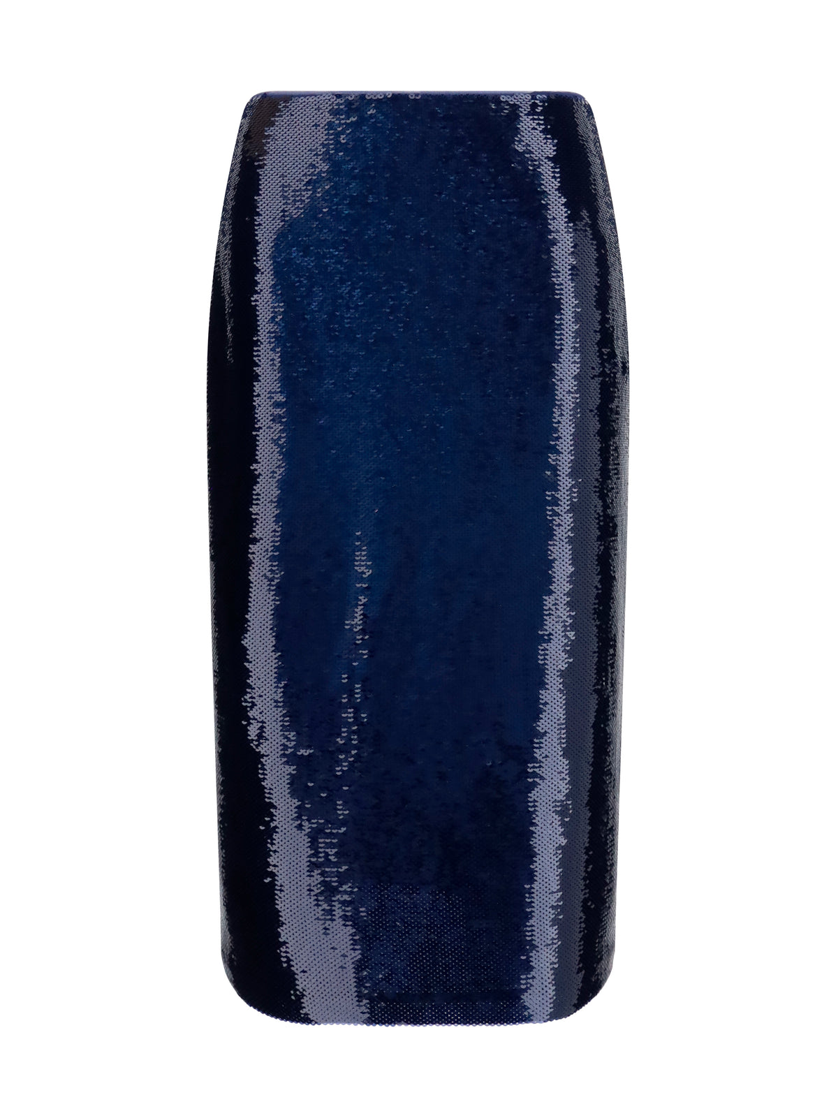 Tom Ford Sequin midi Skirt - Royal Blue + Brown