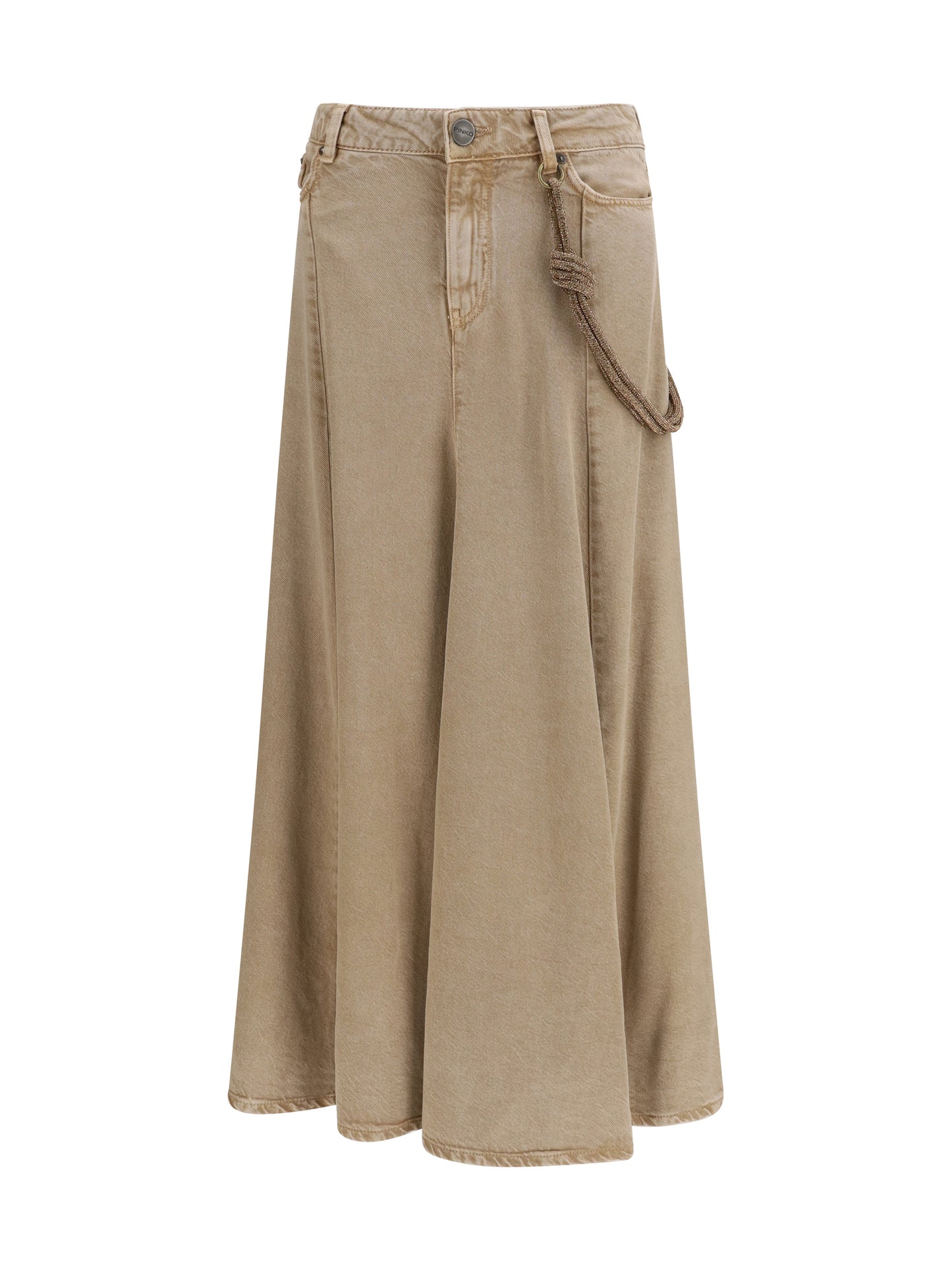 PINKO Hurghada midi denim Skirt
