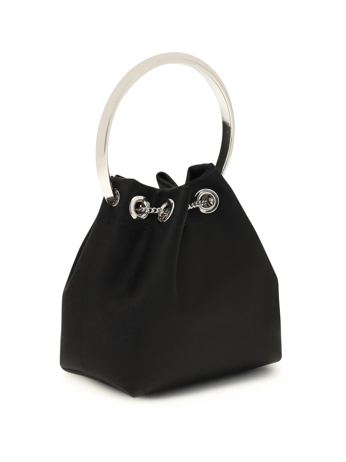Jimmy Choo Bon Bon Bucket Bag - Black/Silver