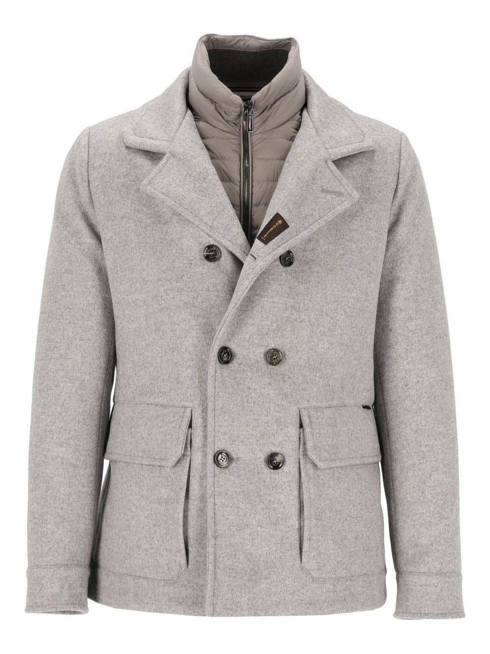Moorer "Bas-Le" Padded Caban - Grey