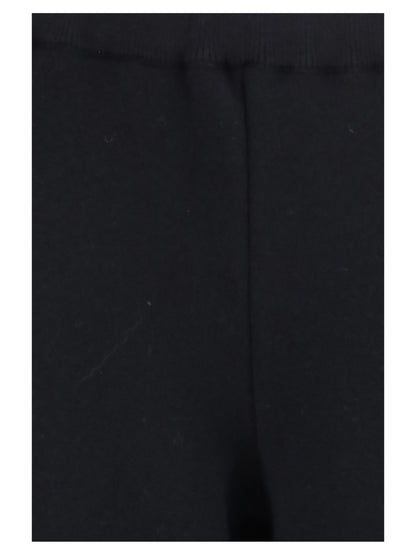 Fendi FF Zucca cashmere Pants - Nero+Grigio Melange