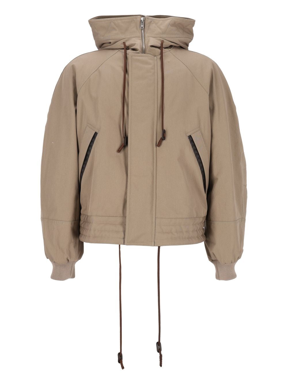 Bottega Veneta Cotton Canvas Jacket - Beige