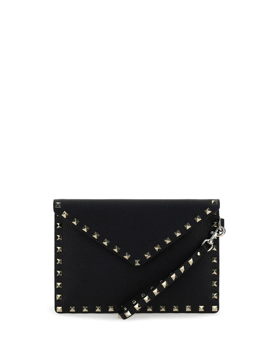 VALENTINO GARAVANI Rockstud Pouch in leather
