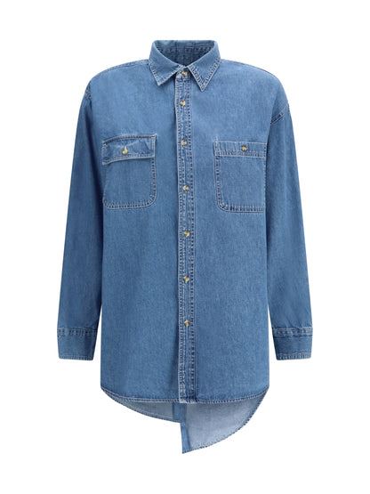 E.L.V. Denim Denim Shirt - Mid Blue