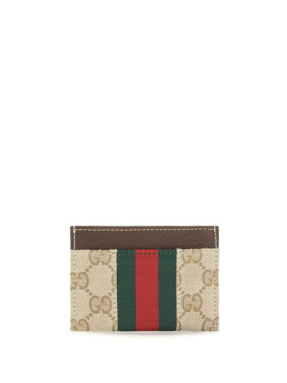 GUCCI Web Horsebit Card Holder