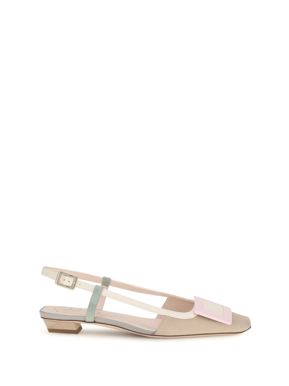 Roger Vivier Suede Belle Vivier slingback Ballerinas - C211+C019+T035+B206