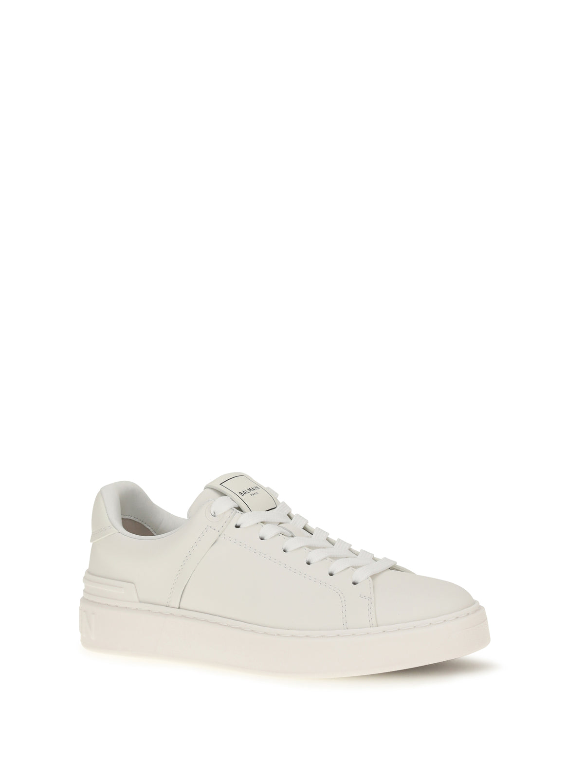Balmain B-Court leather Sneakers - Blanc