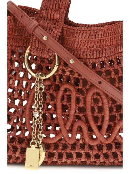 CHLOÉ Small Summer Banana East-West Tote Bag