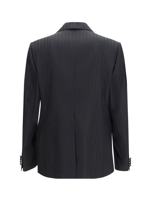 Dolce & Gabbana Striped peak-lapel Blazer - Black