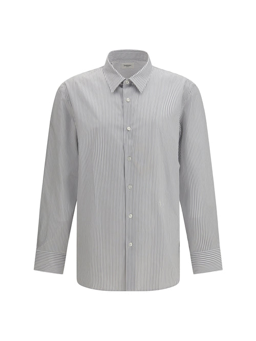 Saint Laurent Striped Shirt with button fastening - Beige