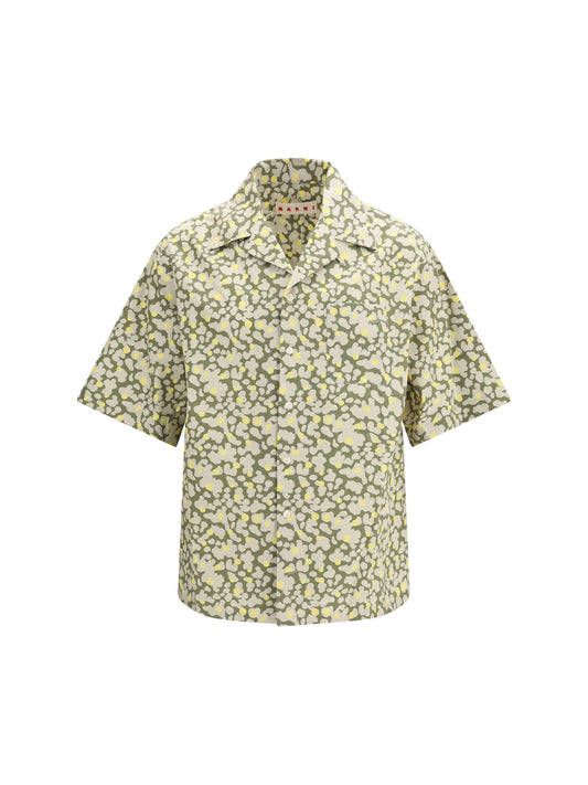 MARNI Short-sleeve all-over print Shirt