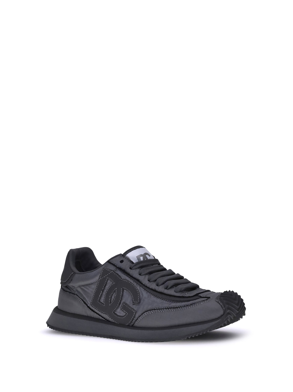 Dolce & Gabbana Leather Sneakers - Ferro