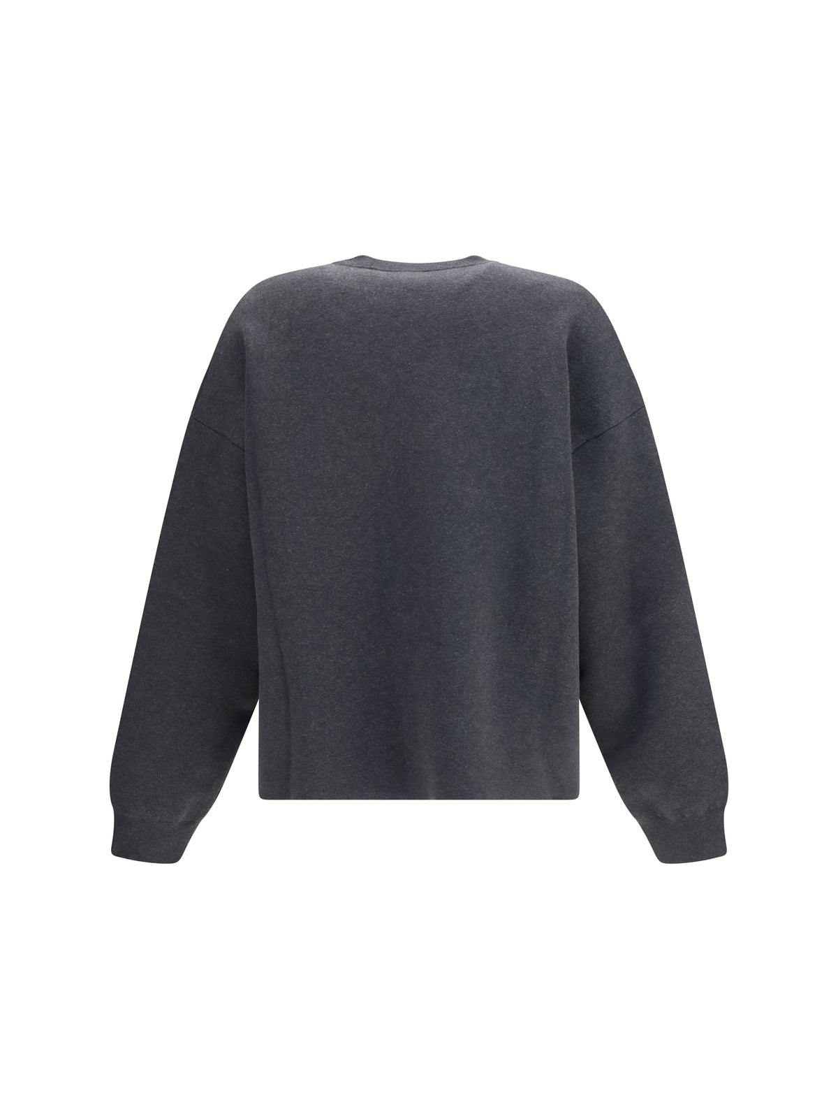 Loewe Anagram cotton-blend Sweatshirt with pocket - Grey/Black