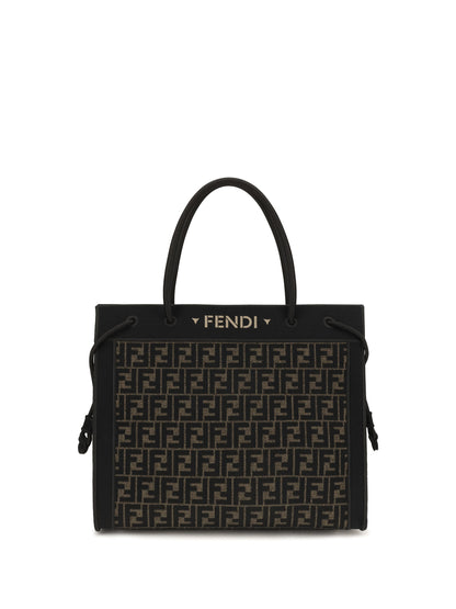 Fendi Large Magic FF logo Shopping Bag - Tobacco Moro