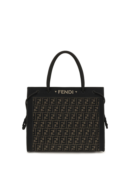 Fendi Large Magic FF logo Shopping Bag - Tobacco Moro