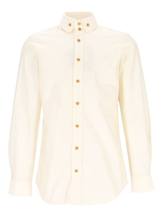 Vivienne Westwood Two Buttons Krall Shirt - White